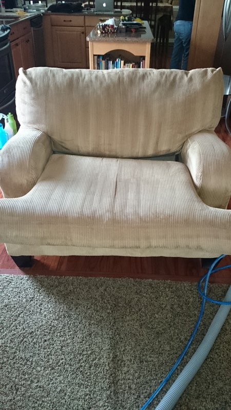 Chair after cleaning